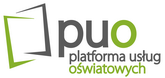 logo platformy usług oświatowych z odnośnikiem do strony